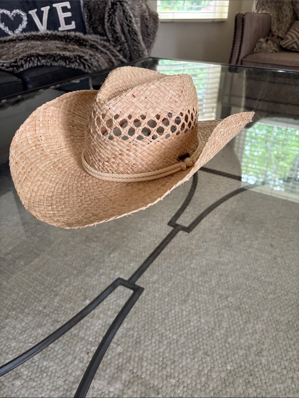 Billabong Natural Straw Sun Hat with Braided Band